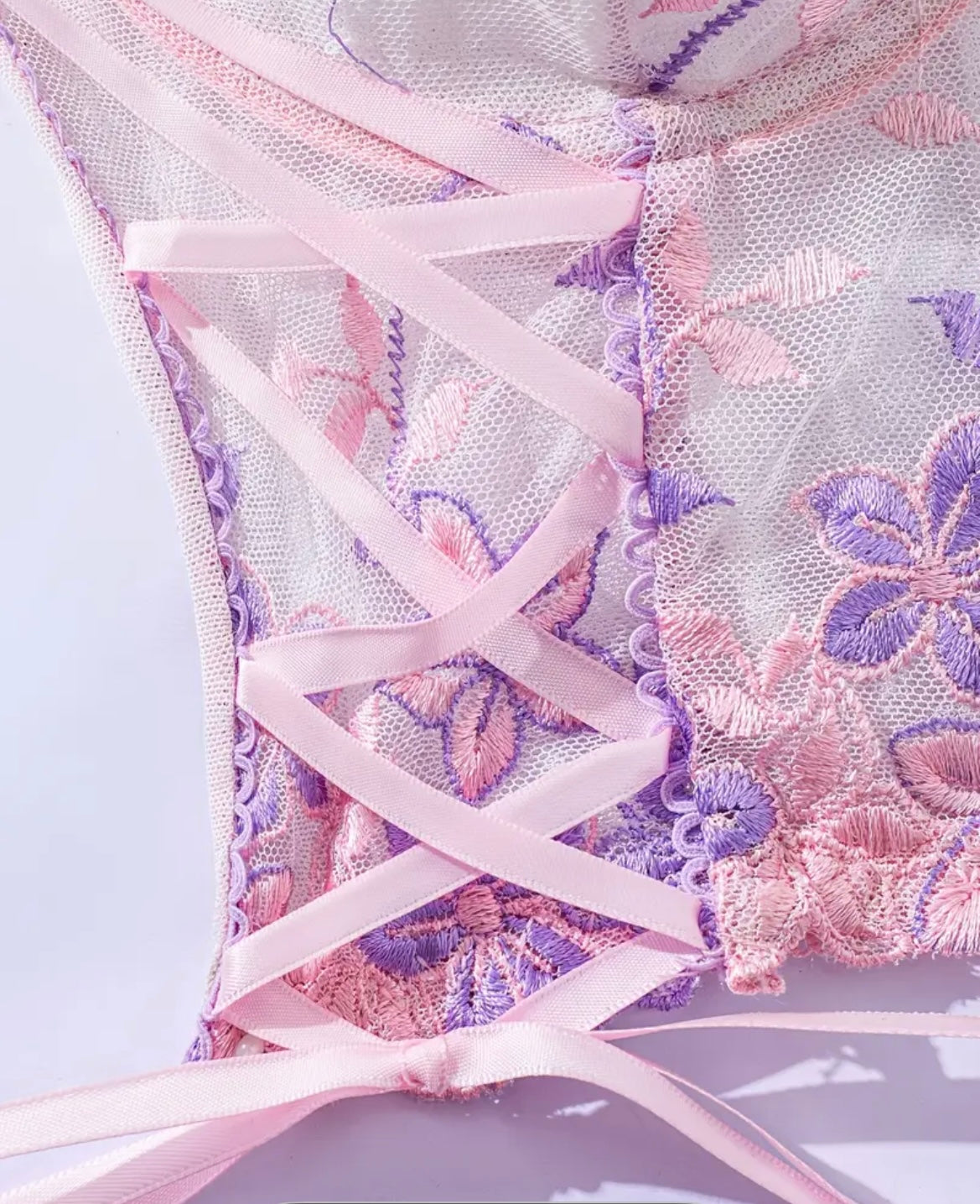 Set with Lace Top