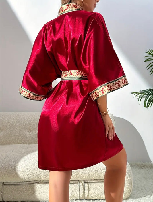 Tie-dye Printed Robe