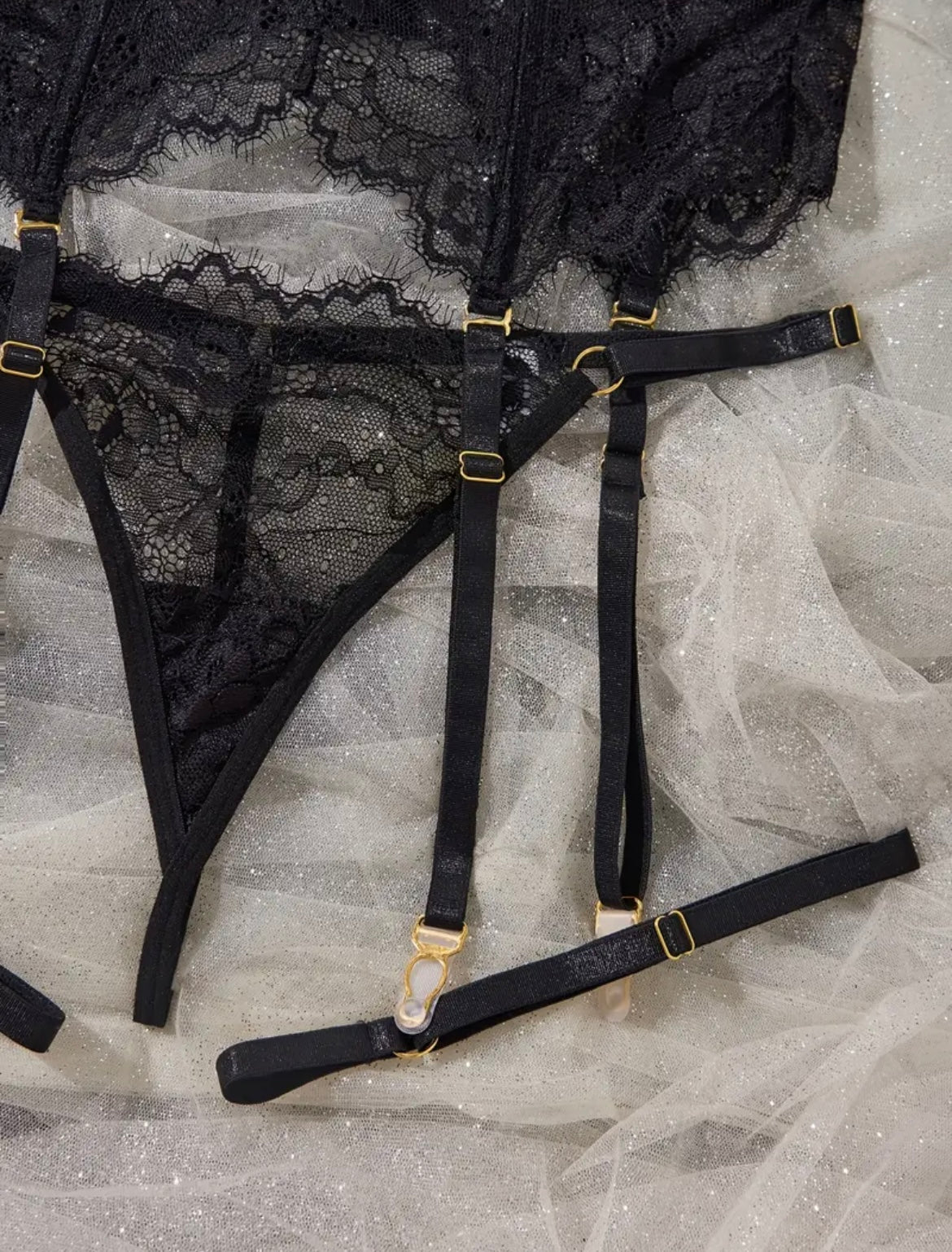Sexy Set with Choker Garter