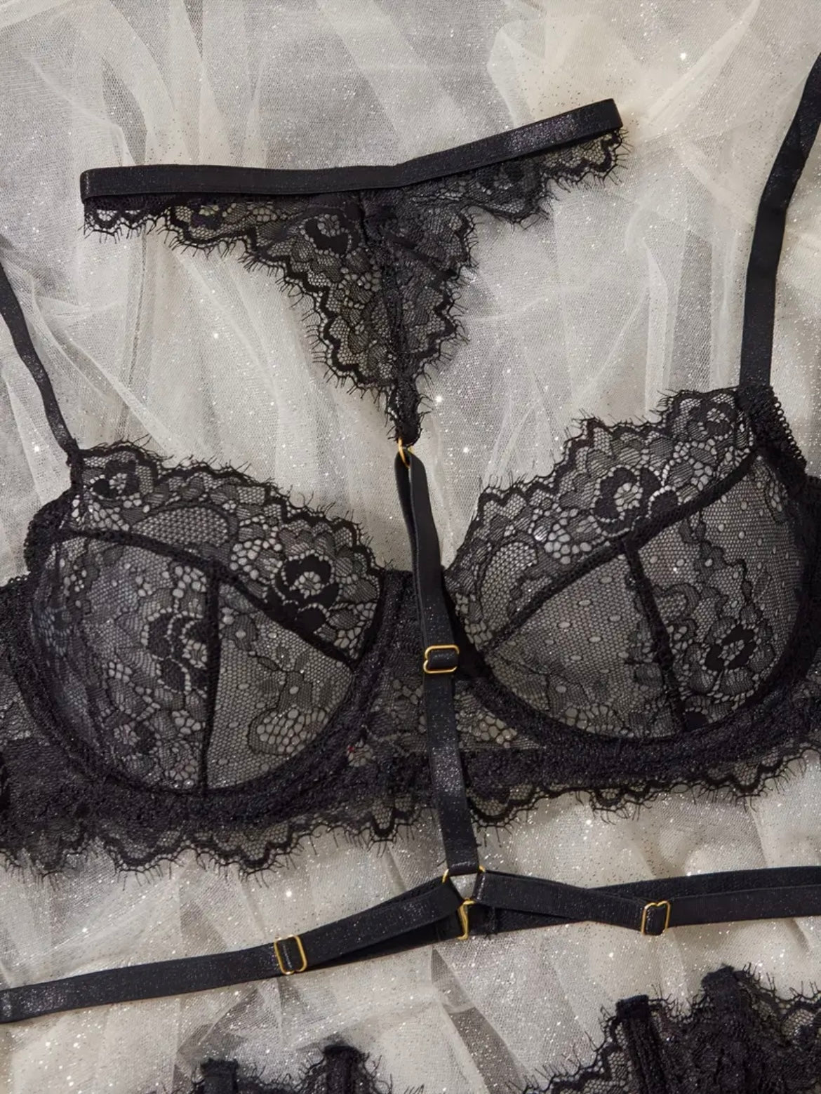 Sexy Set with Choker Garter