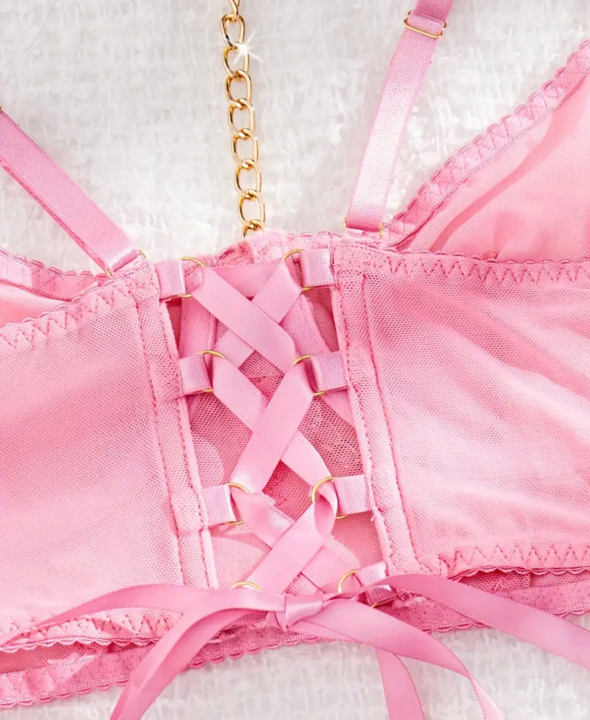 Dress Belt Bra Set