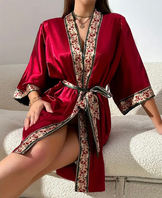 Tie-dye Printed Robe