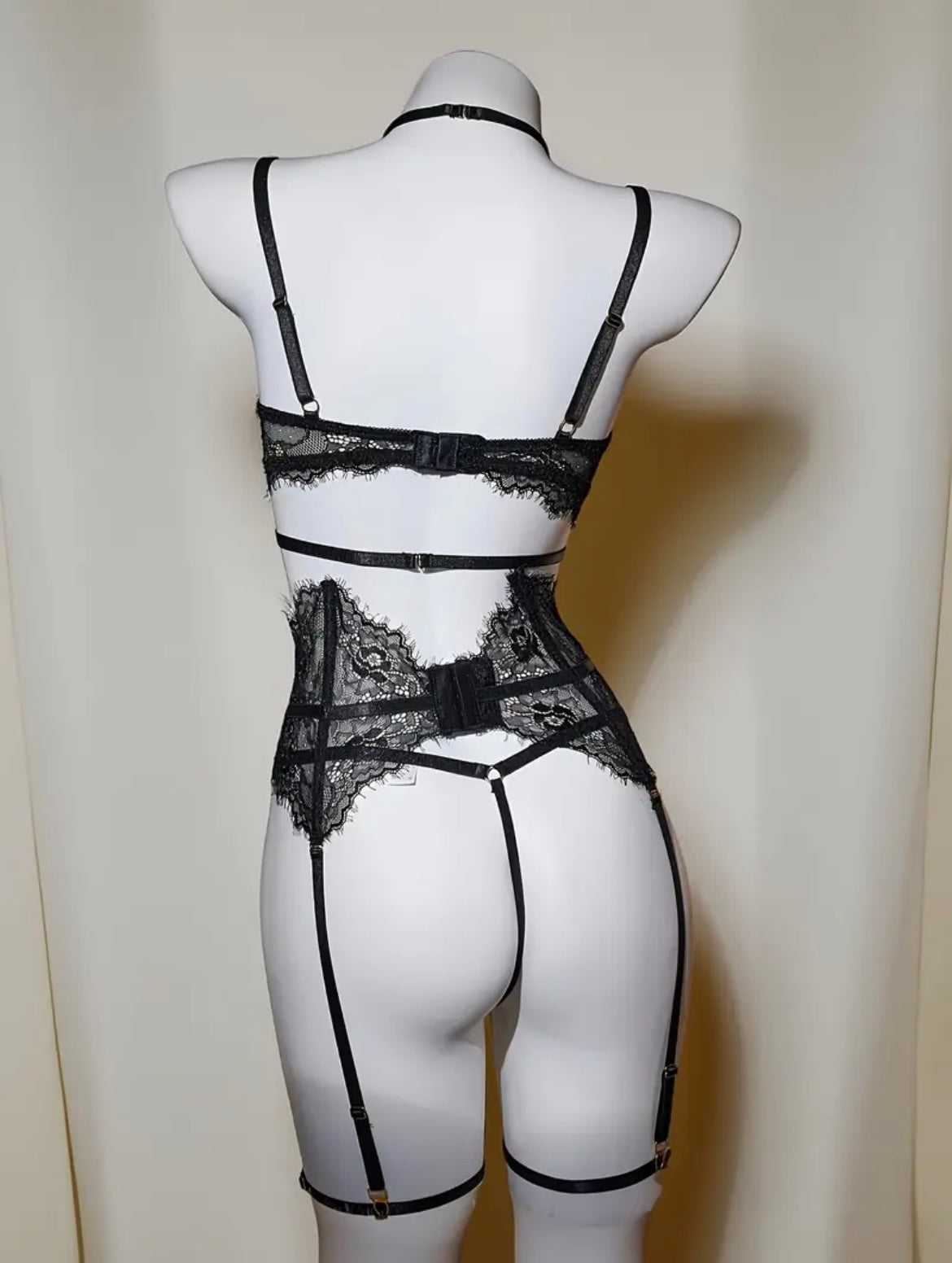 Sexy Set with Choker Garter