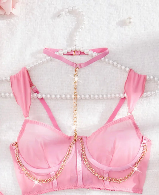 Dress Belt Bra Set