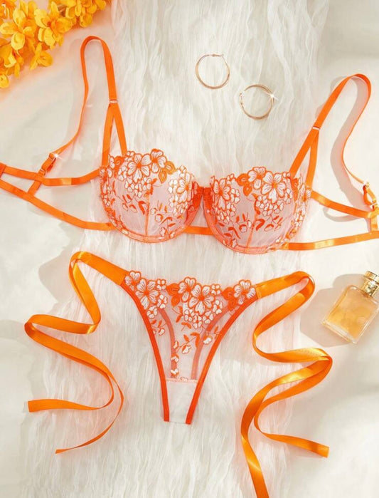 Orange Sky Lace-up