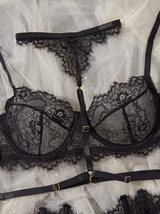 Sexy Set with Choker Garter